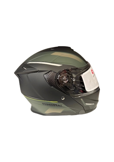 Shiro Discover Royal Sv Çene Açılır Kask Mat Yeşil - Siyah