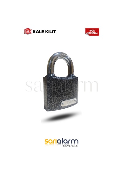 Kale Gri Asma Kilit 50mm Büyük Boy