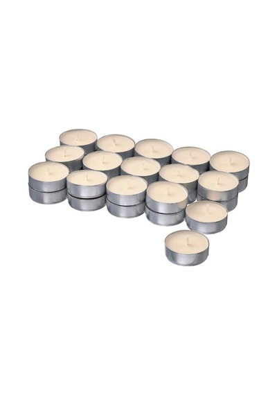 Ikea Glanslınd 30'li Tealight Mum 3,8 X 3 Cm Vanilya - Karamel Bej
