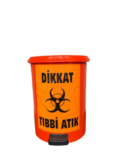 Tıbbi Atık Kovası Turuncu