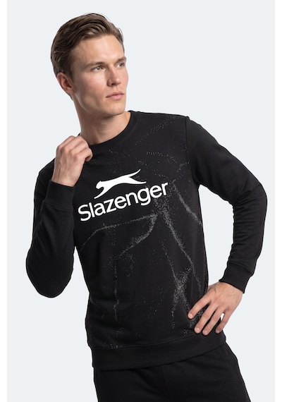 Slazenger Gang Erkek Siyah Sweatshırt