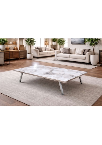 90x120 Cm Kendinden Ayaklı Yer Sofrası Beyaz Mermer - Krem 90x120 Cm Kendinden Ayaklı Yer Sofrası Beyaz Mermer - Krem