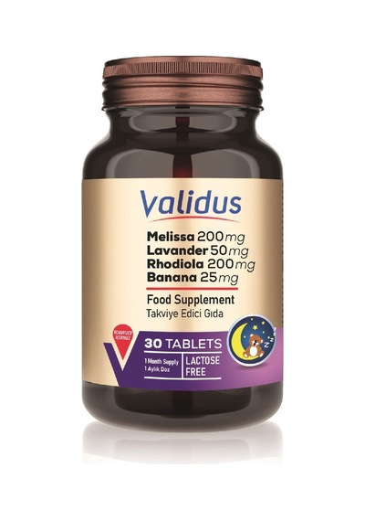 Lavander + Banana + Melissa + Rhodiola + Jasmin 30 Tablets