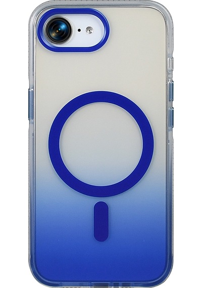 Subutu Apple Uyumlu iPhone 16e Kılıf M-safe Şarj Özellikli Transparan Renk Geçişli Sbt Toros Kapak - Siyah Siyah