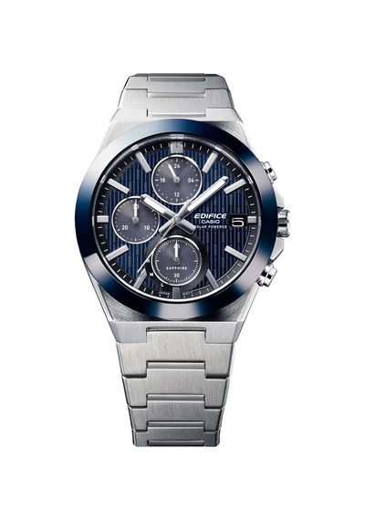 Casio Efs-s650d-2adf Güneş li Kronograf Erkek Kol Saati Metalik Gri