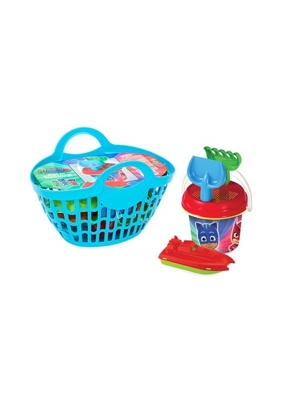 4 Adet Pj Masks Sepetli Plaj Set