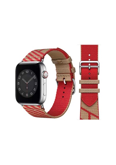 Kilifone -  Apple Uyumlu  Watch  38mm - Kordon Hasır Kordon Krd-51