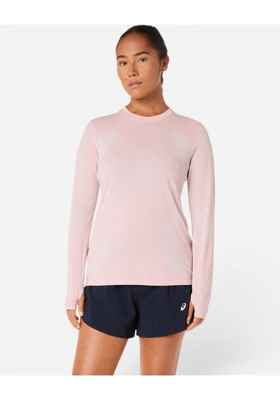 Asics Road Seamless Ls Top Kadın Pembe Uzun Kollu Tshirt 2012d290-700