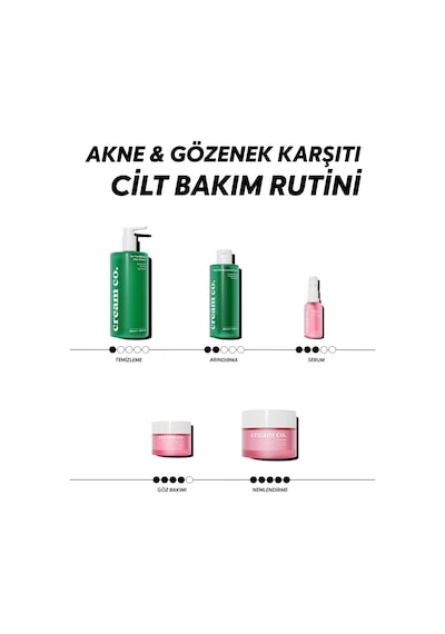 Cream Co. Akne & Siyah Nokta Karşıtı Arındırıcı Nazik Tonik BHA/PHA Niacinamide Toner 150 ML