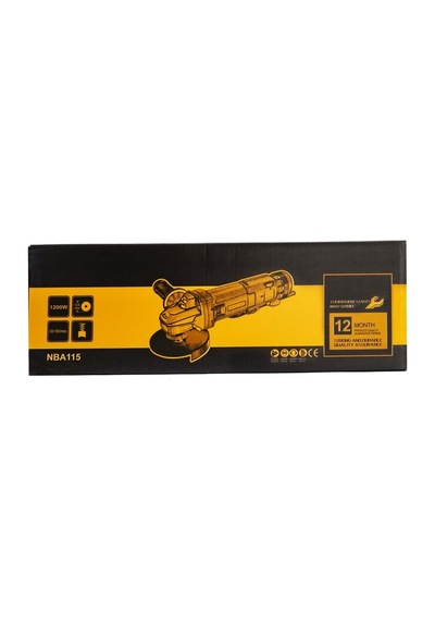 Dawreek Chelikbei DWE1200 Elektrikli Taşlama Makinesi 125 MM - Sarı