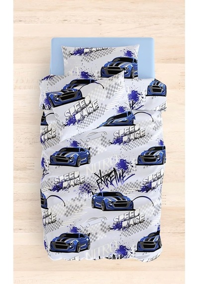 Mulberry Nemo Tek Kişilik Genç Çocuk Nevresşm Takımı 160x220 Mavi Diğer
