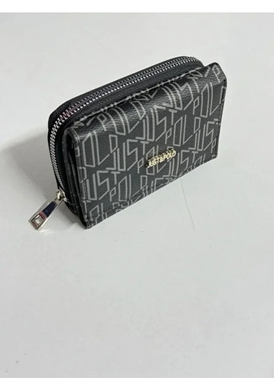 Just Polo Kadın 6 Kart 1 Kimlik Bölmeli Çıtçıt Ve Furmuarlı Şık Cüzdan Shopper Koyu Yeşil
