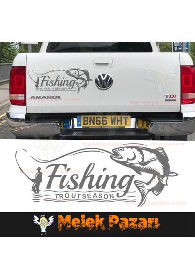 Alabalık Mevsimi, Balık Avı,Avcılık Oto Sticker