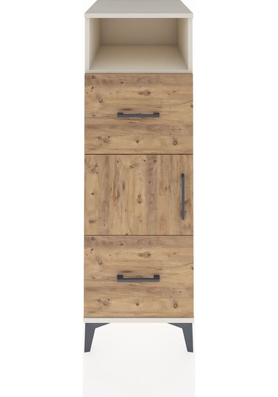 Kronos Dolap 2 Raflı 2 Çekmeceli Tek Kapaklı 44x59x134 Aytaşı... Aytaşı