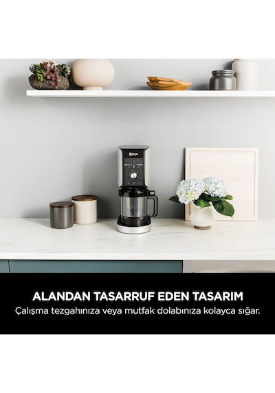 Creami Deluxe 10-in-1 Dondurma Ve Frozen Makinesi Siyah Çok Amaçlı Kullanım İçin Ergonomik Tasarım