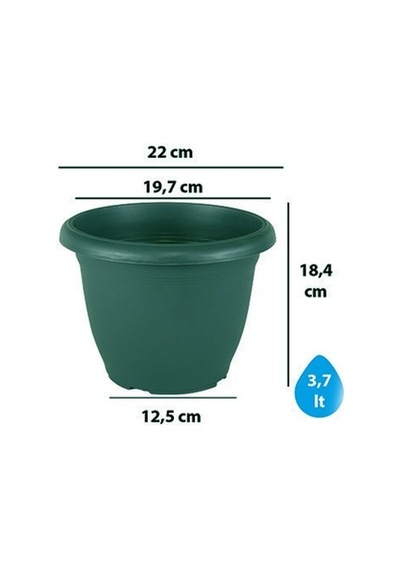 Serinova Villa Saksı Tabaksız 3.7 Lt No 5