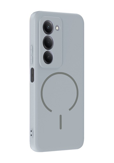 Xiaomi Redmi 15 Kılıf Magsafe Destekli Kamera Korumalı Yumuşak Silikon Ata Pro Tech Lacivert