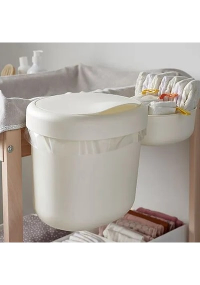 Sumuhome Önsklıg Alt Değiştirme Kapları Beyaz 4 Parça