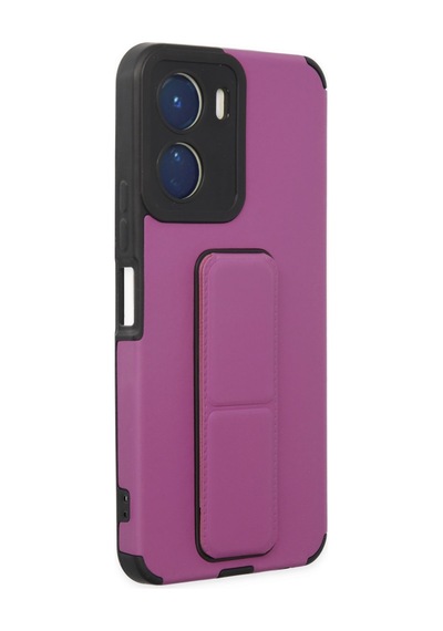 Y16 Kılıf Mega Standlı Silikon - Mor Bzsxx00 1