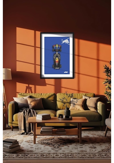 Kartpost3r Formula F1 Red Bull Team Tablo Poster No:0053 Çerçevesiz