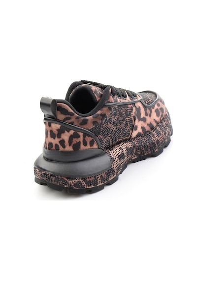 Bambi Leopar Siyah Kadın Sneaker K01235003387
