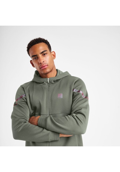 Lescon Erkek Fermuarlı Kapüşonlu Sweatshirt 25n-1128 Haki
