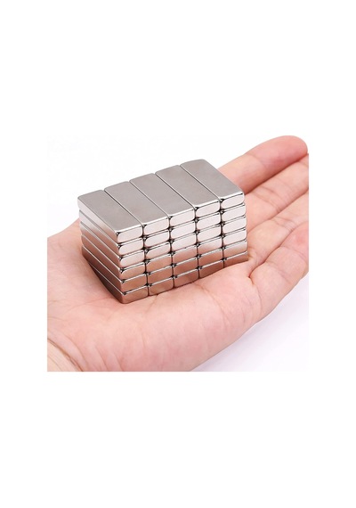 30x10x5 Mm Çok Güçlü Neodyum Mıknatıs 8 Adet