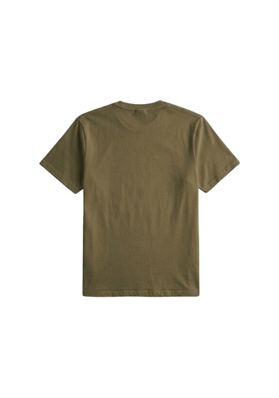 Genius Store Erkek Siyah Tişört %100 Pamuk Süprem Basic Tişört Bisiklet Yaka Nakışlı T-shirt Erkek-nakışlı Haki