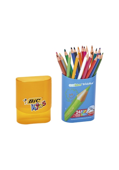 Bic Evolutıon 24 Renk Kuruboya Pvc Kutu 922511
