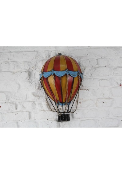 Jayland Vintage Metal Retro Sıcak Hava Balonu-Büyük Boy