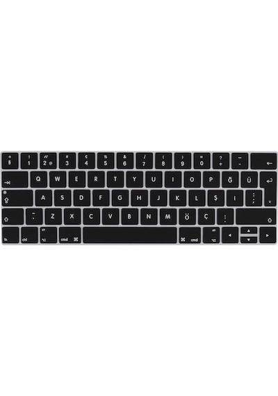 Apple Uyumlu MacBook Pro 13' Touch Bar A1706 Q Klavye Koruyucu Silikon Ped 001