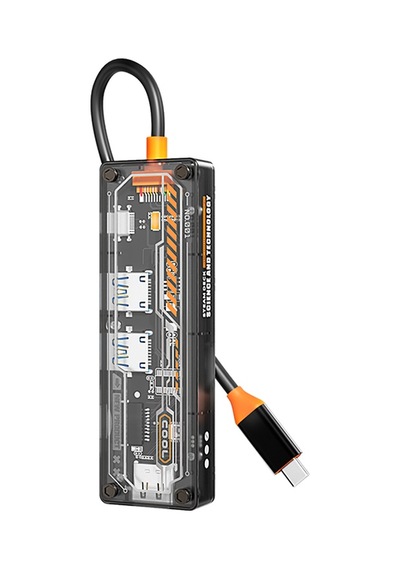 Ally Type-c To Usb3.0+usb2.0+type-c Pd+sd+tf+hdmı Çoğaltıcı Hub 6