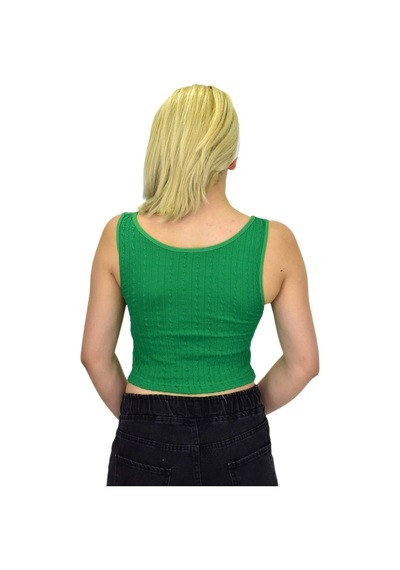 Kadın İp Askılı Pedli Crop 8136 Bgl-st03783 001