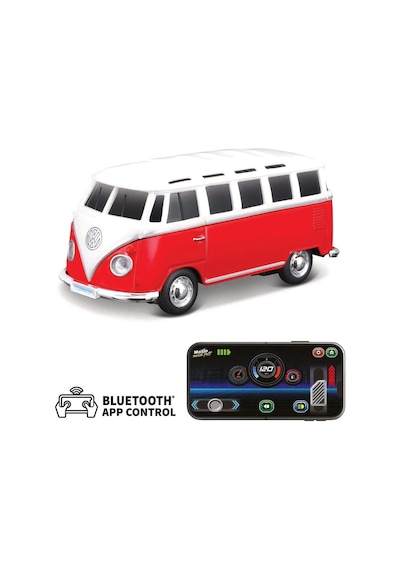 Maisto 1:41 App Control Kumandalı Metal Araba - Volkswagen Van Sa Çok Renkli