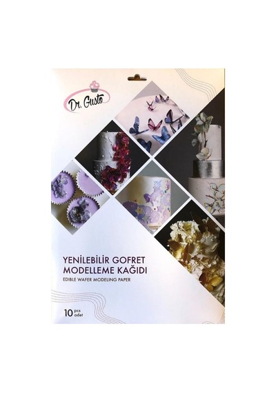 Yenilebilir Gofret Modelleme Kağıdı 10 Adet Diğer