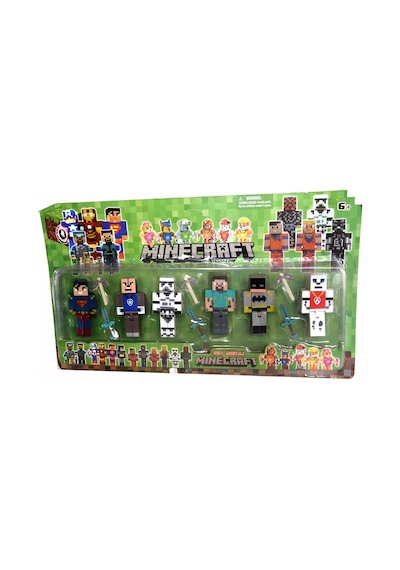 Minecraft Süpermen Batman 12 Parça Karakter Figür Seti