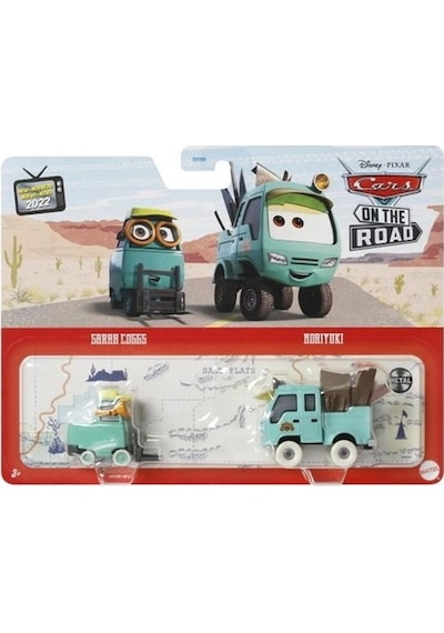 Disney Pixar Cars 2'li Sarah Cogs&noriyuki Dxv99 Hhv09 Lisanslı Ürün