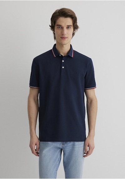 Mavi - Lacivert Polo Tişört 0611938-82318 Lacivert