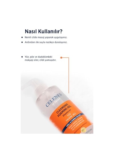 Celenes By Sweden Sea Buckthorn Yüz Yıkama Jeli Yağlı Ve Karma Ciltler İçin 250 Ml