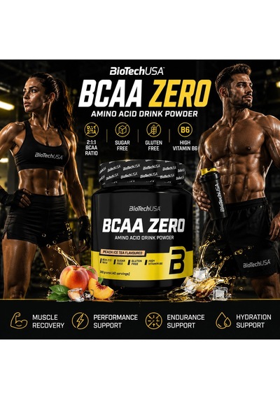 Biotechusa Bcaa Zero Amino Acid 360g - Peach Ice Tea Aromalı