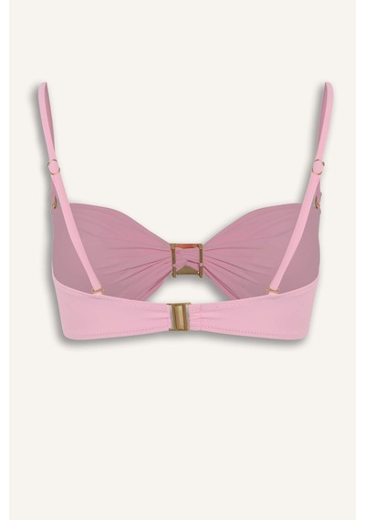 Defacto Lilyrose X Defacto Regular Fit Bikini Üstü H8858ax26hspn666 Pembe-pn666