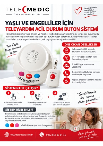 Teleyardım Acil Durum Butonu