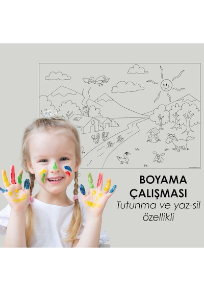 Boyama Çalışması Statik Kağıt Tahta