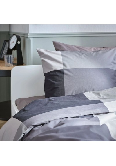 Ikea Brunkrıssla Yastık Kılıfı 50 X 60 Cm Gri - Koyu Gri