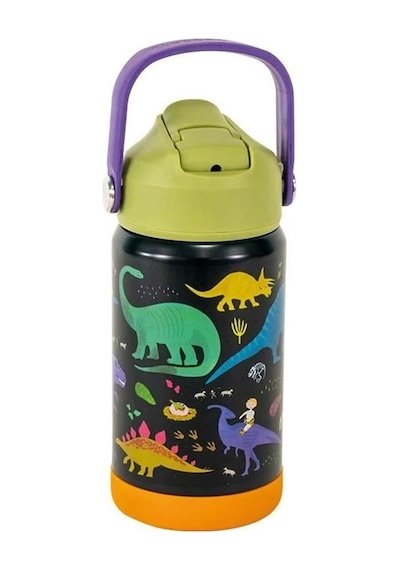 Floss&rock Paslanmaz Çelik Pipetli Suluk Dino 48p6016 Çok Renkli