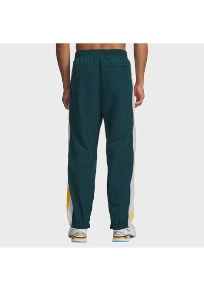 Under Armour Icon Woven Track Erkek Yeşil Polo Yaka Tişört