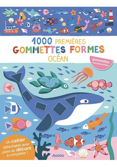 1000 Premières Gommettes Formes Océan