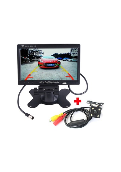 Audiomax Araç 7" Araç Monitör + Park Kamerası Full Set 10 M Ek Toplam 15 M