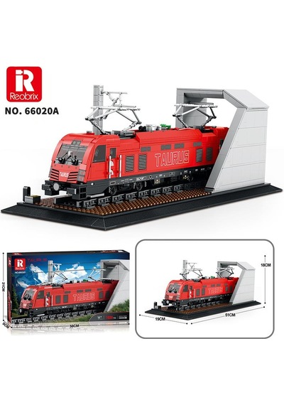 Reobrix Technic 66020 Avrupa Elektrikli Yolcu Treni Taurus European Electric Passenger Train Yapı Blok Seti Building Blocks - 1939 Parça