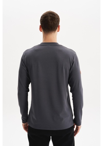 AR-MA Arma Erkek Slim Fit Çift Taraflı İnce İnterlok Pamuk Modal Elastan Karışımlı Bisiklet Yaka Sweatshirt K30124989502 Gri AR-MA Arma Erkek Slim Fit Çift Taraflı İnce İnterlok Pamuk Modal Elastan Karışımlı Bisiklet Yaka Sweatshirt K30124989502 Gri